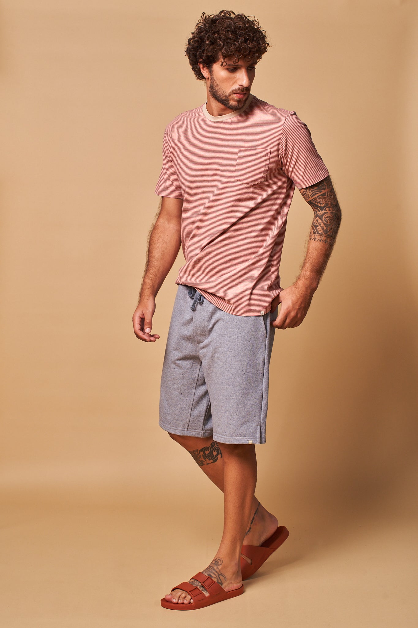 Bermuda Algodão Reciclado Batroun Marinho