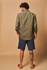 Bermuda Algodão Reciclado Rino Marinho