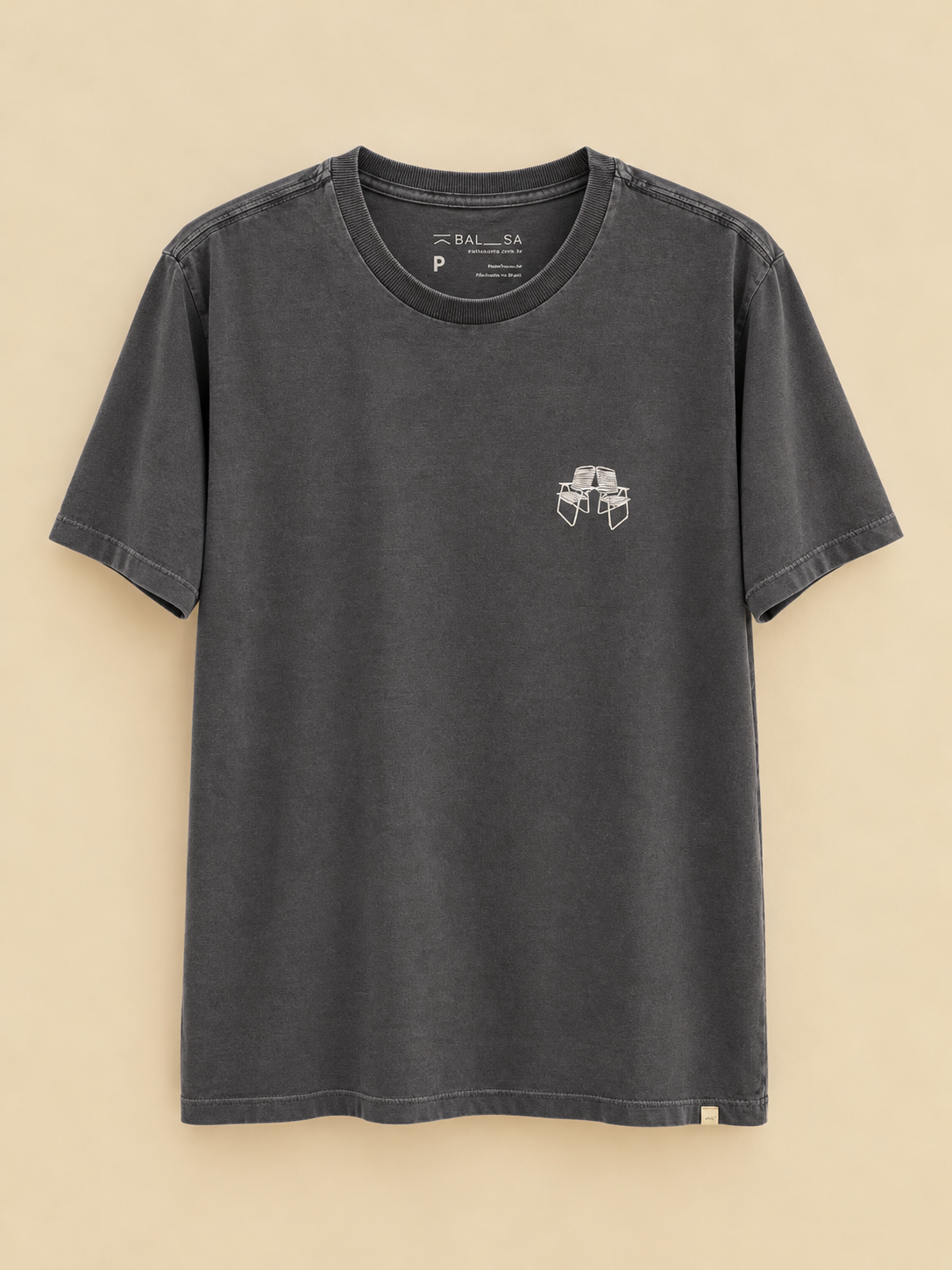 Camiseta Estonada Chumbo Cadeira