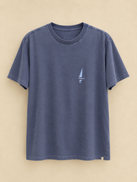 Camiseta Estonada Azul Maré