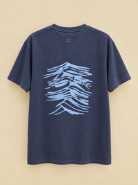 Camiseta Estonada Azul Maré