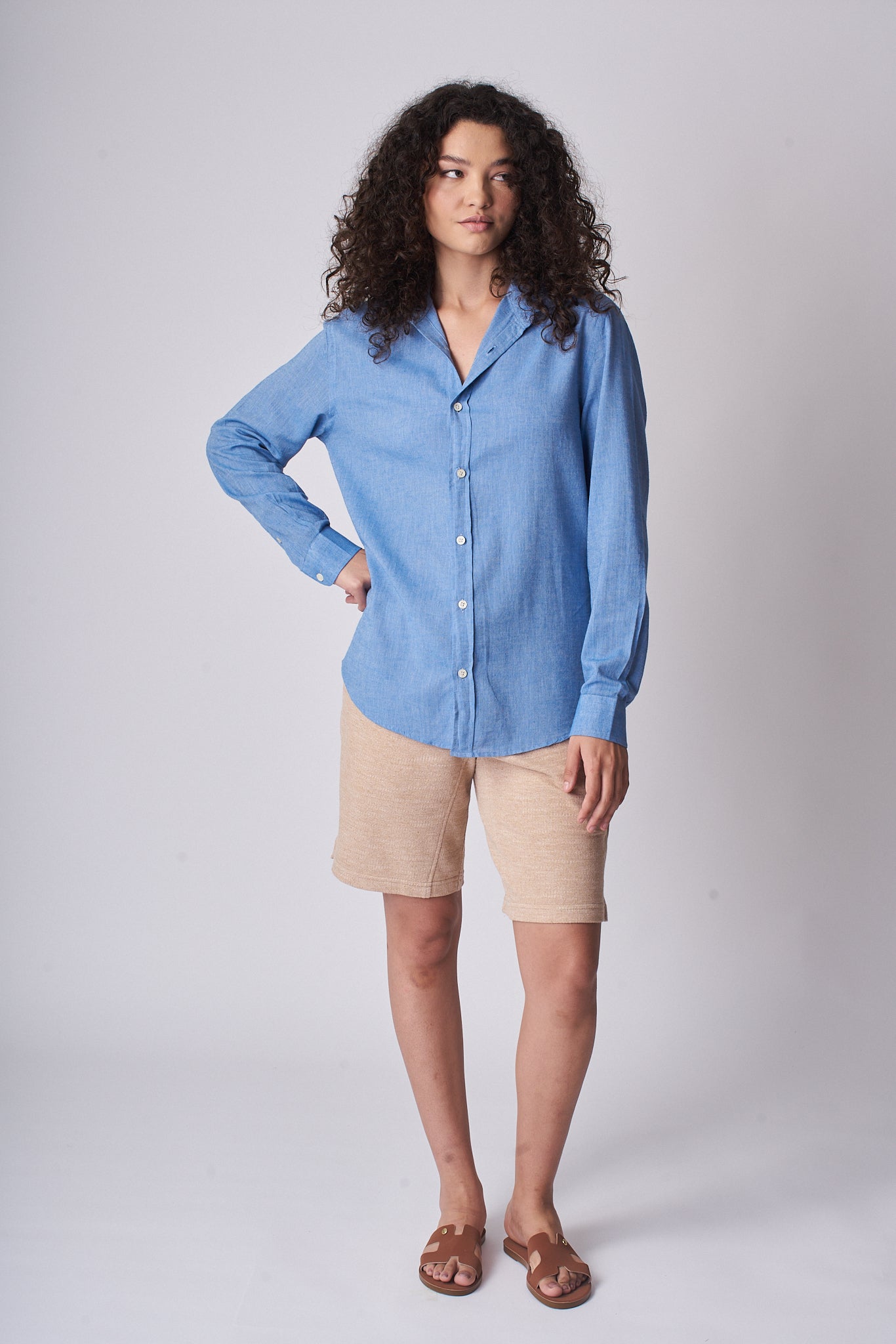 Camisa Algodão Diferenciado Frevo Azul ML