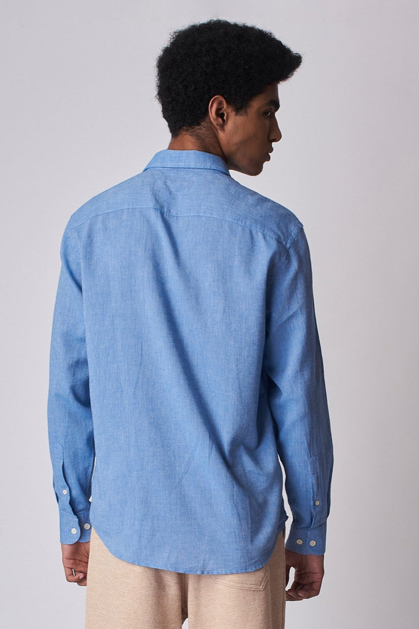 Camisa Algodão Diferenciado Frevo Azul ML