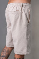 Bermuda Elástico Algodão Natural