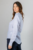 Camisa 100% Linho Amalfi Azul Marinho II ML