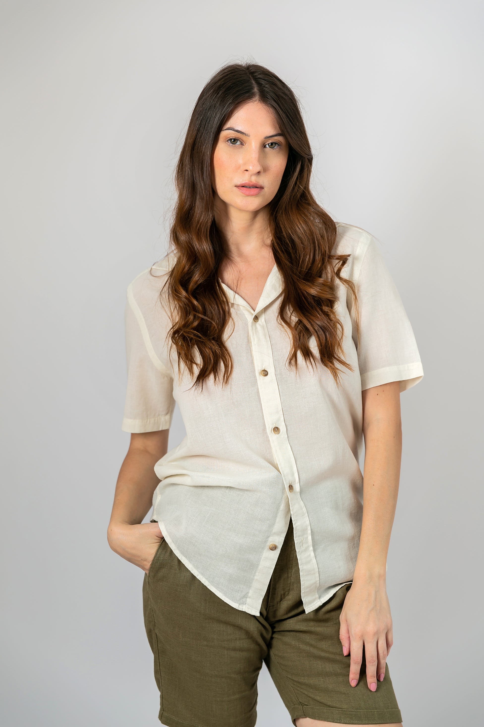 Camisa Algodão Diferenciado Frevo Branco MC