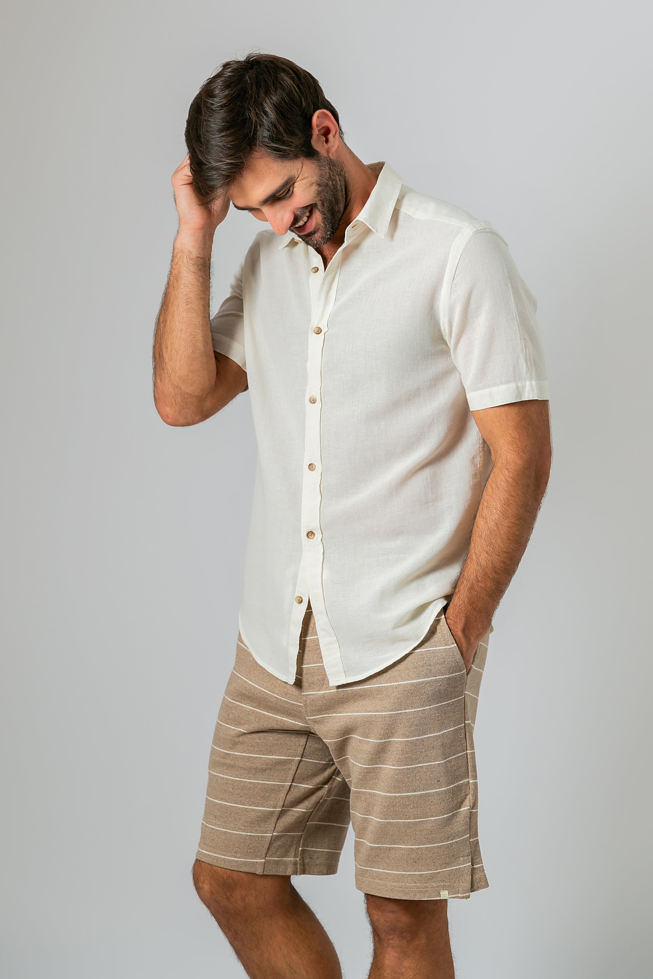 Camisa Algodão Diferenciado Frevo Branco MC