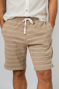 Bermuda Algodão Reciclado Bonsai Bege