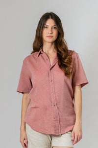 Camisa Algodão Diferenciado Vermelha MC