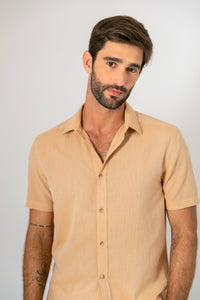 Camisa Algodão Diferenciado Frevo Ocre MC