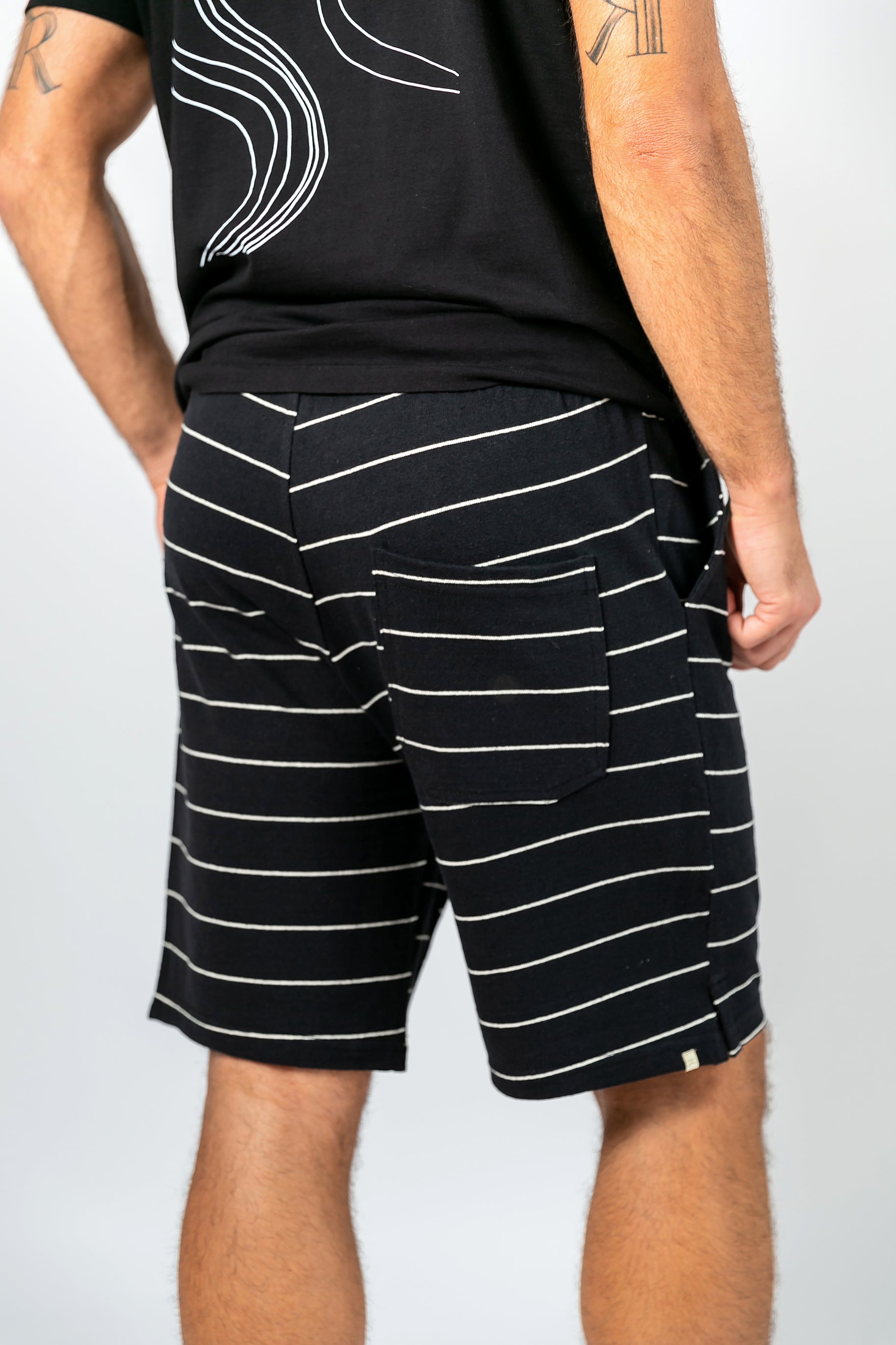 Bermuda Algodão Reciclado Bonsai Preta