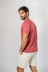 Camiseta Stone Vermelho Terra