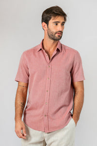 Camisa Algodão Diferenciado Vermelha MC