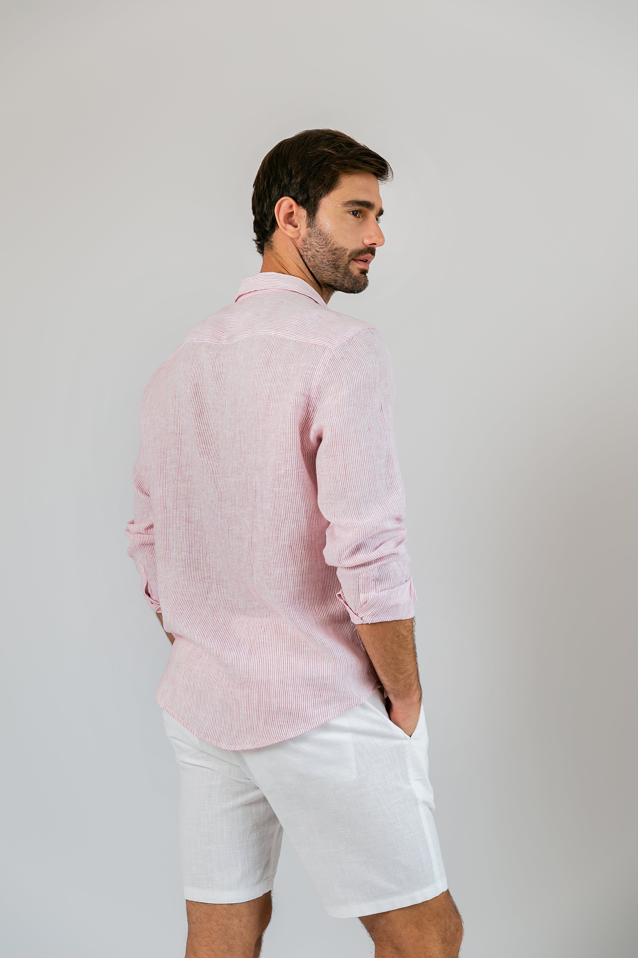 Bermuda Linho Off White