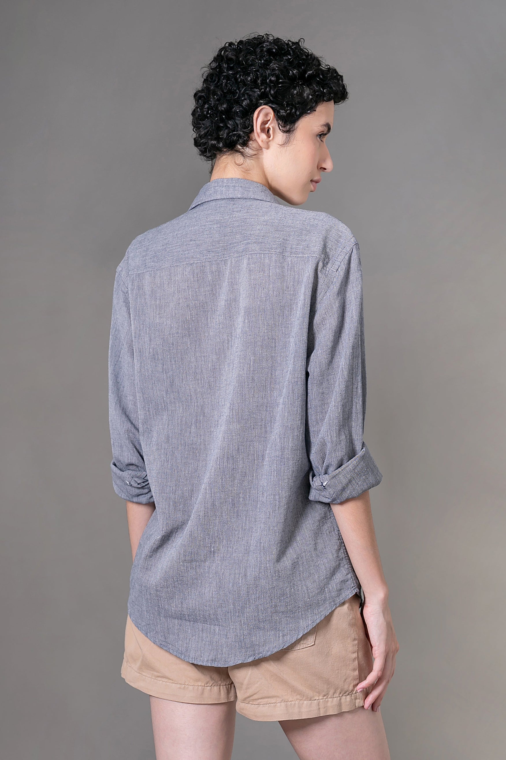 Camisa Algodão Diferenciado Frevo Azul Marinho ML