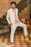 Overshirt Linho Viscose Cru