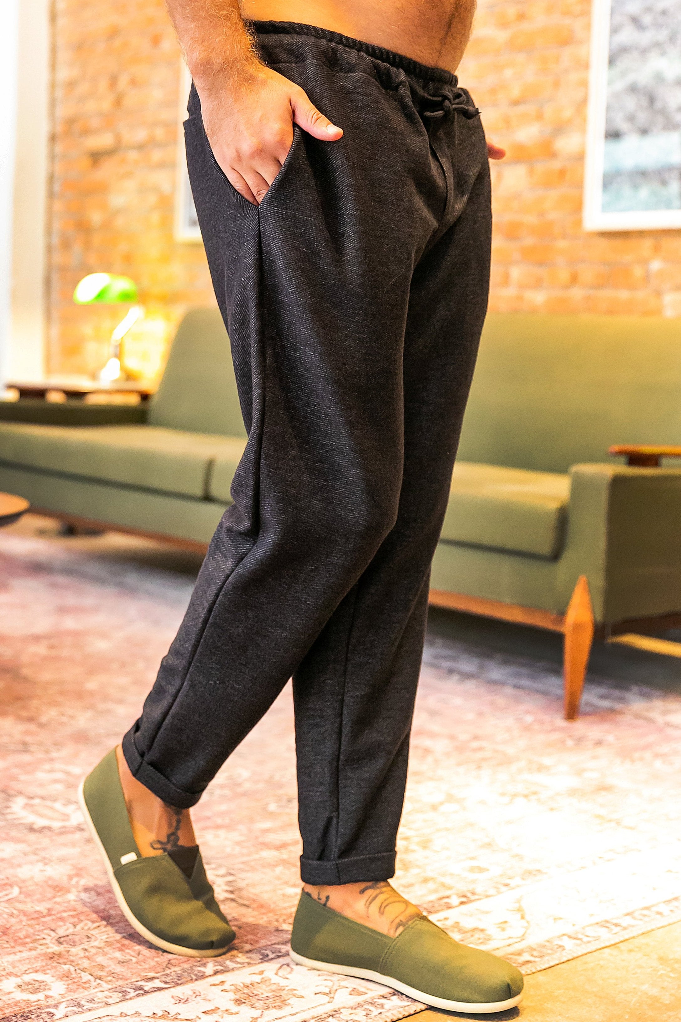 Calça Moletom Ring Preta