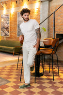 Calça Linho Viscose Cru