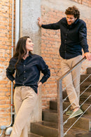 Calça Linho Algodão Viscose Palha