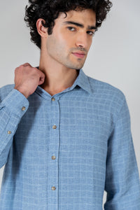 Camisa Varanasi Azul ML