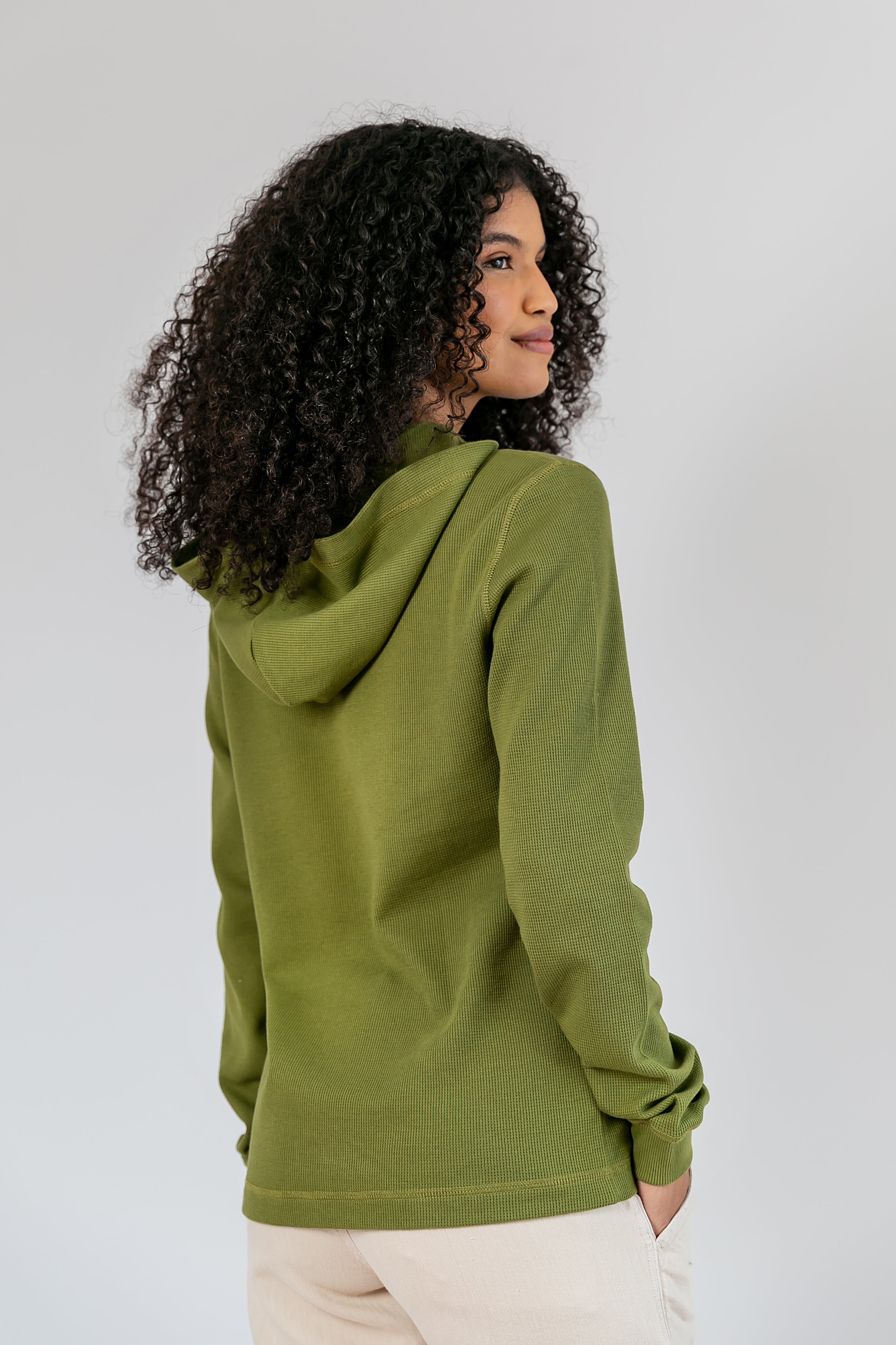 Malha Wisdom Capuz Verde