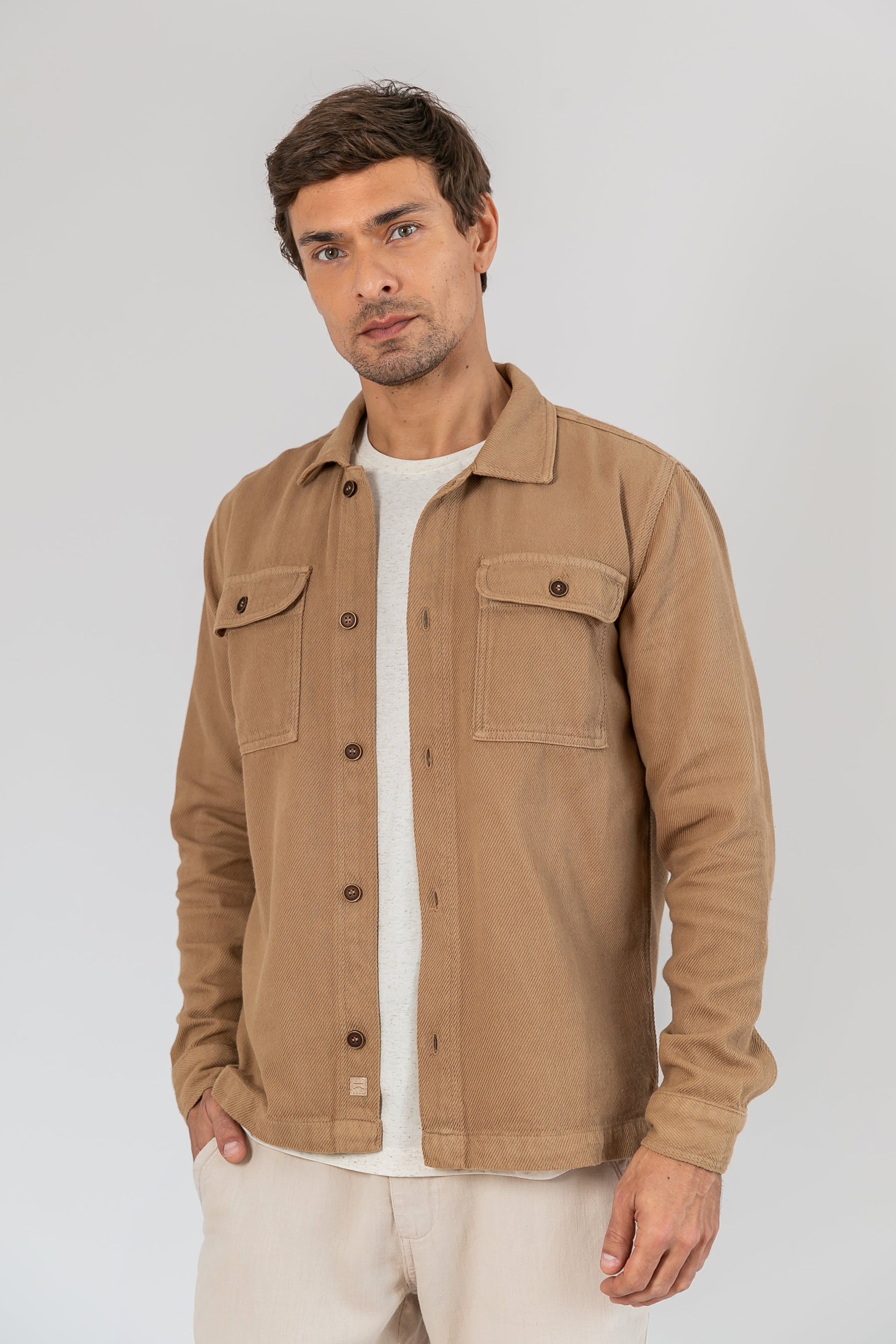 Overshirt Algodão Cane Terra