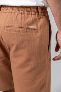 Bermuda Linho Caramelo