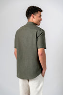 Camisa  Algodão Cerrado Verde MC