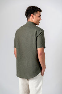 Camisa  Algodão Cerrado Verde MC