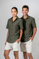 Camisa  Algodão Cerrado Verde MC