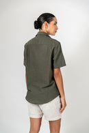 Camisa  Algodão Cerrado Verde MC