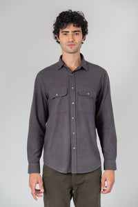 Camisa Flanela Chumbo ML