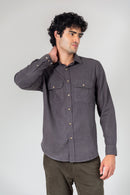 Camisa Flanela Chumbo ML