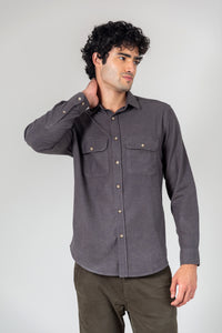 Camisa Flanela Chumbo ML
