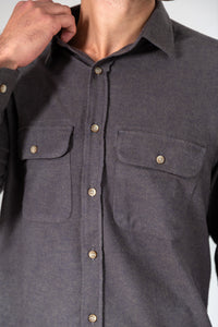 Camisa Flanela Chumbo ML