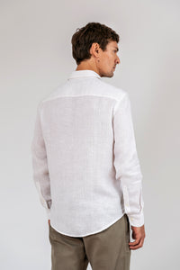 Camisa 100% Linho Amalfi Areia II ML