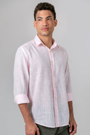 Camisa Algodão Rosa ML