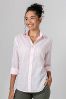 Camisa Algodão Rosa ML
