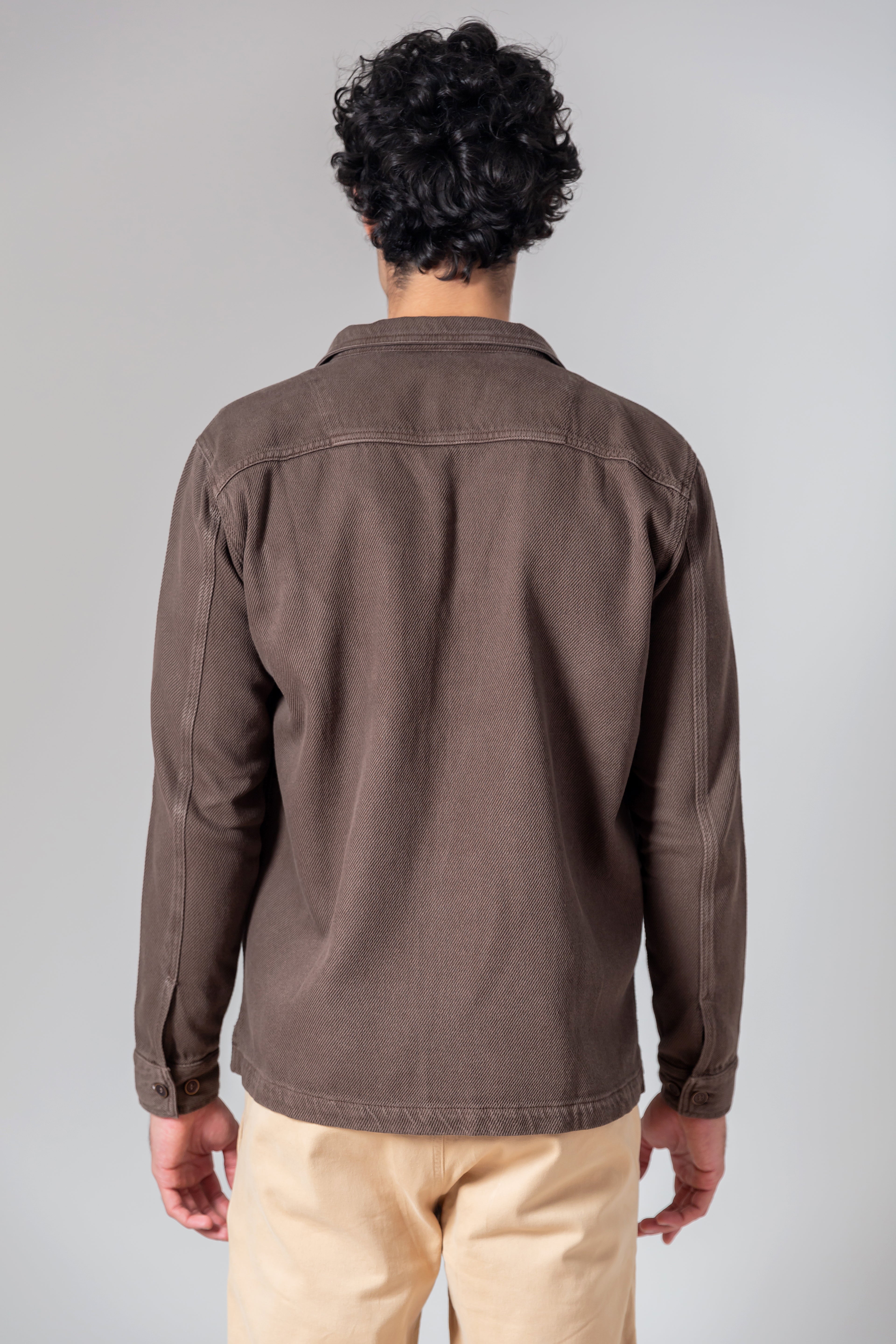 Overshirt Algodão Cane Café
