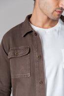 Overshirt Algodão Cane Café