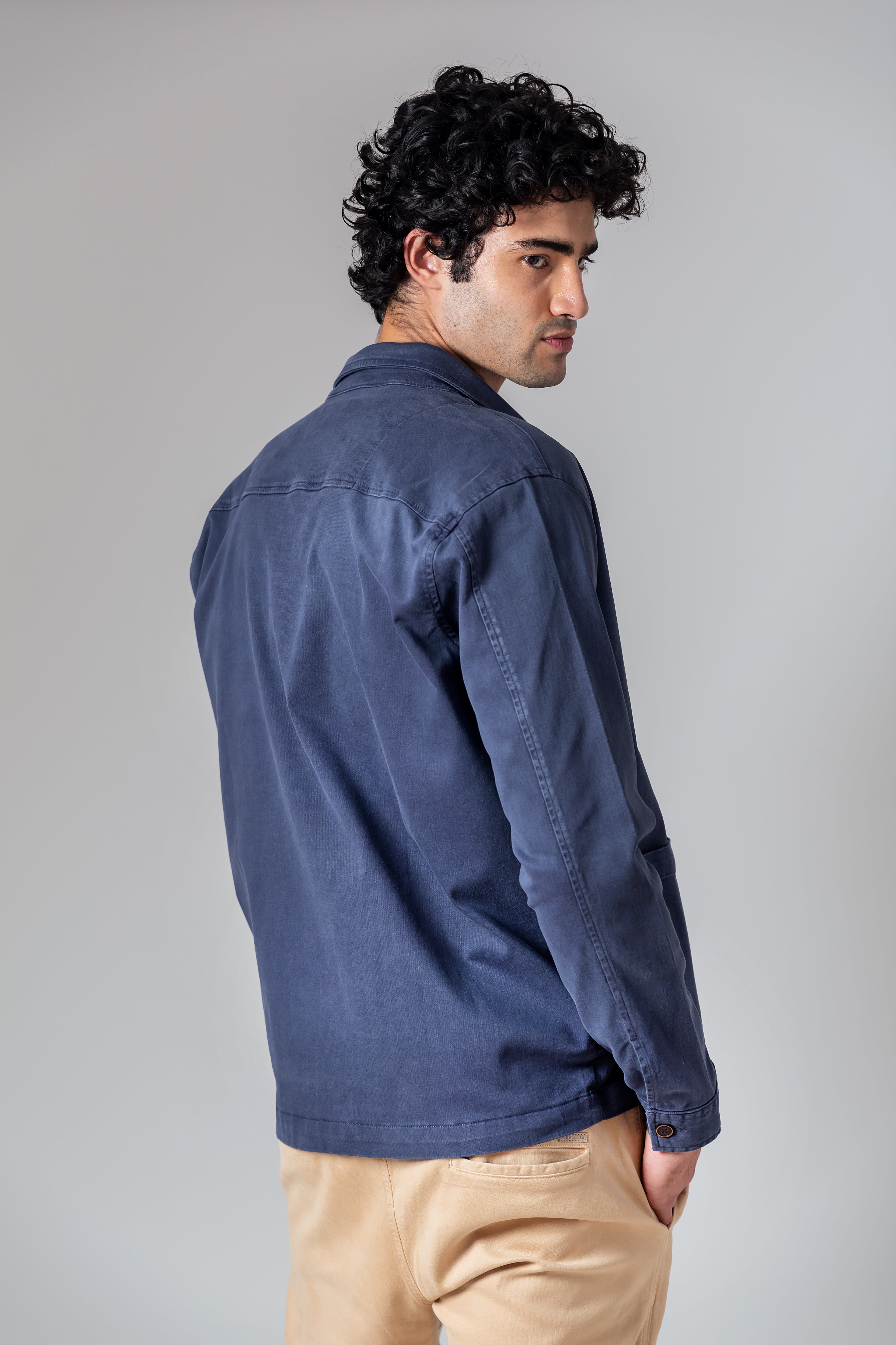 Overshirt Pinhal Azul Marinho