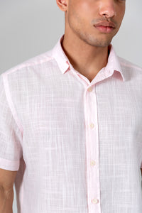 Camisa Algodão Rosa MC