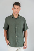Camisa Varanasi Verde MC