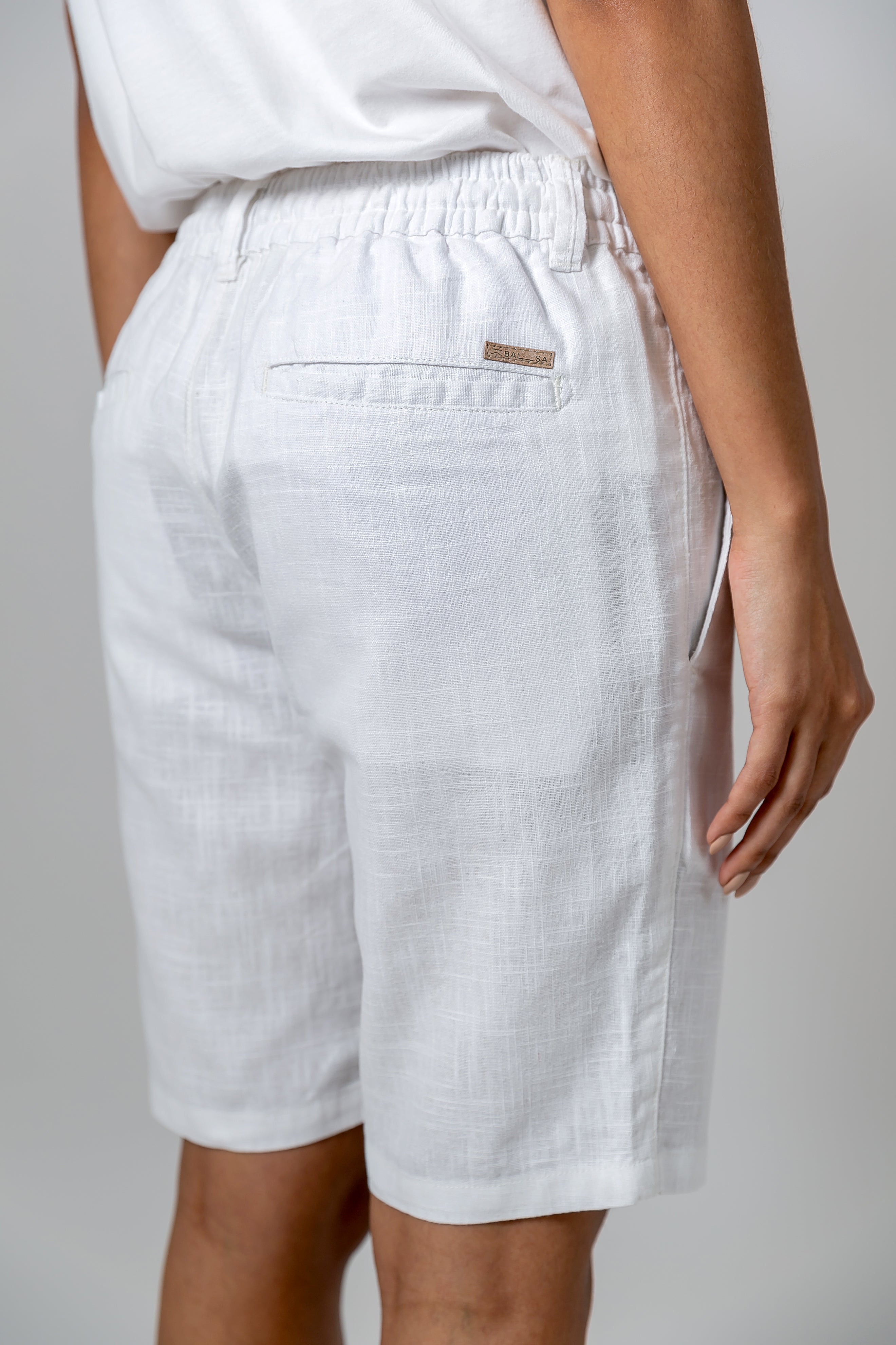 Bermuda Linho Off White