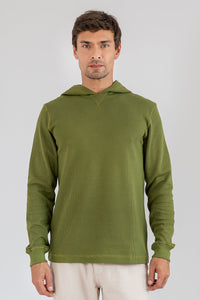 Malha Wisdom Capuz Verde