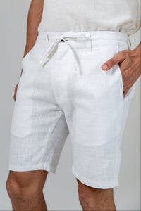 Bermuda Linho Off White