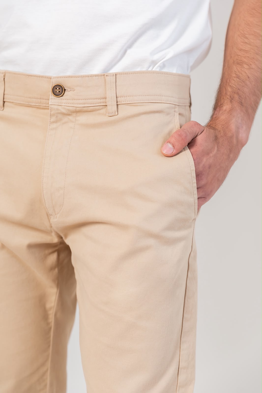 Calça Chino Caqui