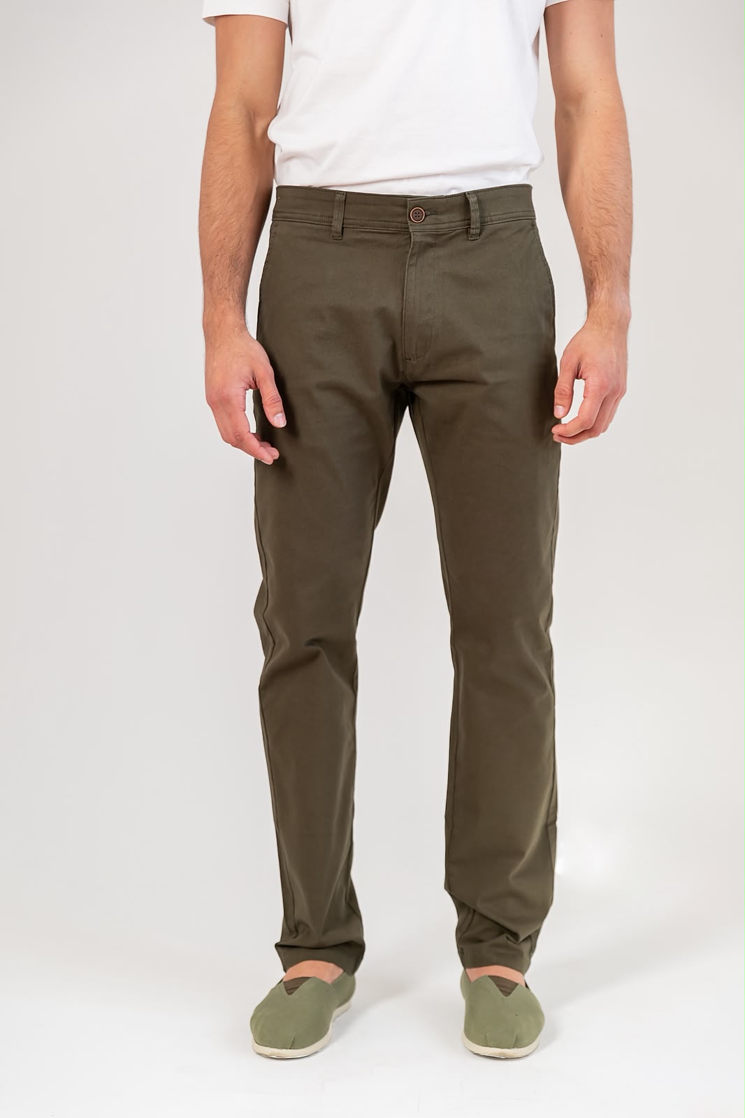 Calça Chino Verde Militar